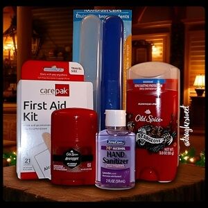 🆕️MEN'S OLD SPICE & MORE PERSONAL CARE TRAVEL KIT/ VACATION CARE KIT